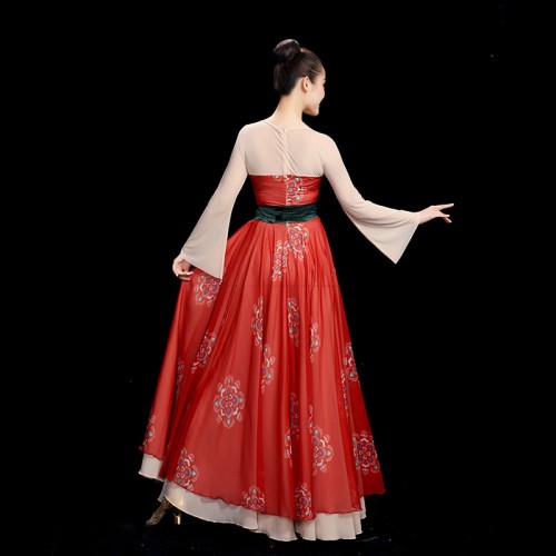 Tang dynasty queen Chinese folk classical dance costumes for women girls  fairy princess Hanfu Empress film photos shooting cosplay kimono dress for female